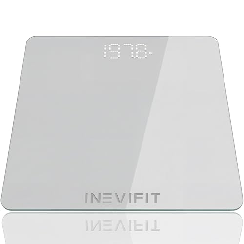 INEVIFIT Premium Bathroom Scale, Highly Accurate Digital Bathroom Body Scale, ...