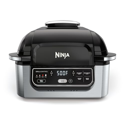 Ninja Foodi Indoor Grill & Air Fryer | 5-in-1 Grill, ...