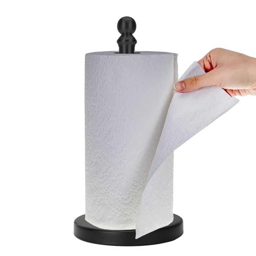 Paper Towel Holder Countertop, Standing Paper Towel Roll Holder for ...