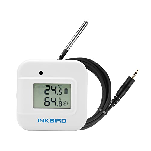 Inkbird Smart Thermometer Temperature and Humidity Monitor Hygrometer Indoor, Free ...