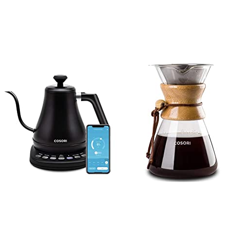 COSORI Electric Gooseneck Kettle Smart Bluetooth with Variable Temperature Control, ...
