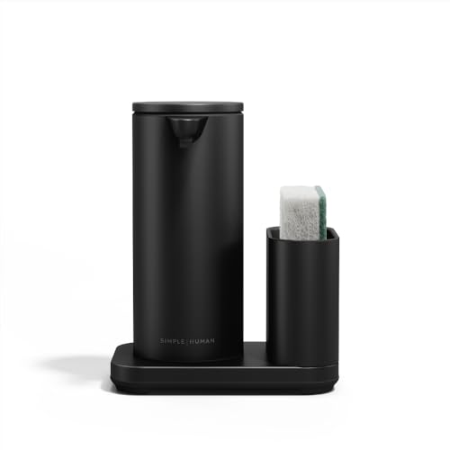 simplehuman Liquid Sensor Pump with Caddy, 9 oz Automatic Soap ...