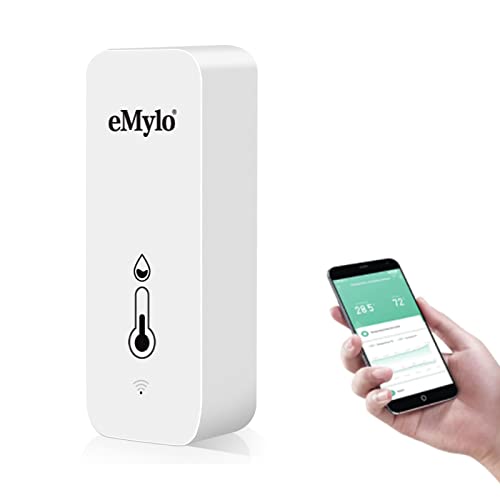 eMylo WiFi Hygrometer Indoor Thermometer Room Thermometer and Humidity Meter, ...