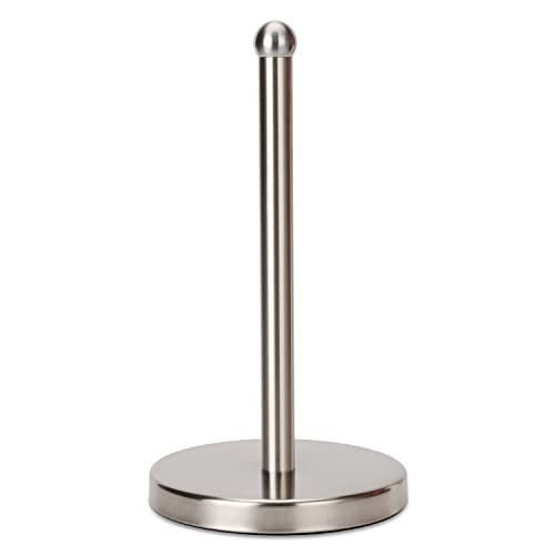 Heavy Weighted Paper Towel Holder, Easy One-Handed Design for Kitchen ...