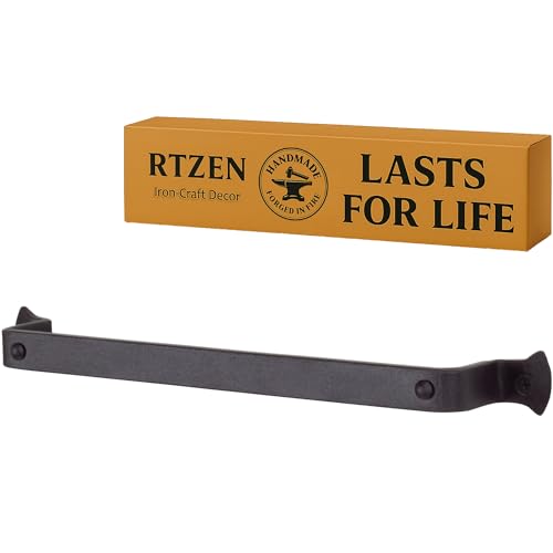 RTZEN Matte Black Hand Towel Holder for Bathroom - Handcrafted ...
