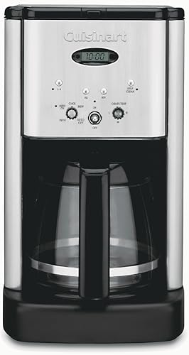 Cuisinart DCC-1200P1 Brew Central 12-Cup Programmable Coffeemaker Coffee Maker, Carafe, ...