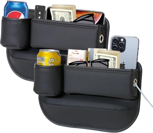 PLEW Leather Seat Gap Organizer