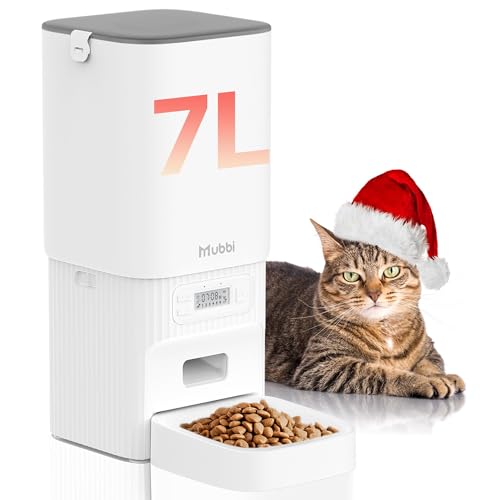Automatic Cat Feeder - 7L/29 Cups Cat Food Dispenser with ...