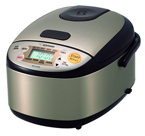 Zojirushi NS-LHC05 Micom Rice Cooker & Warmer, Stainless Dark Brown, ...