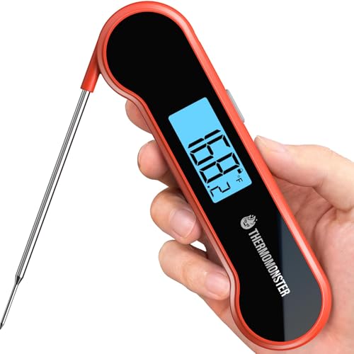 0.5 Sec Instant Read Meat Thermometer Digital with ±0.5℉ Precision, ...