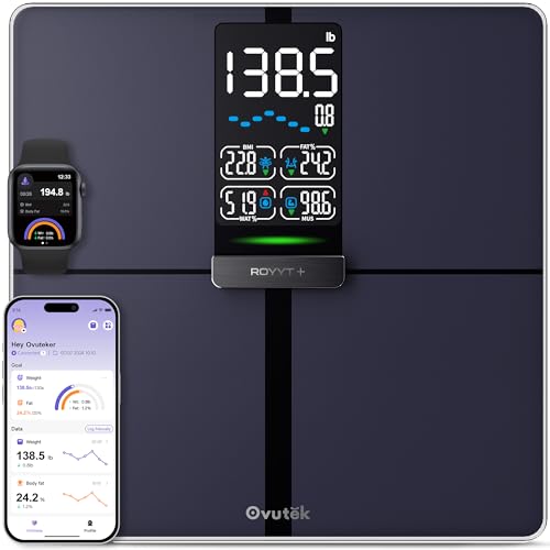 Ovutek Professional Smart Scale for Body Weight, BMI, Body Fat, ...
