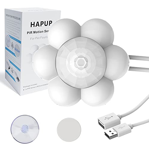 HAPUP Cat Fountain Sensor Motion Sensor Cat Water Fountain Automatic ...