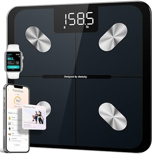 Etekcity Smart Scale for Body Weight, FSA&HSA Eligible, Bathroom Digital ...