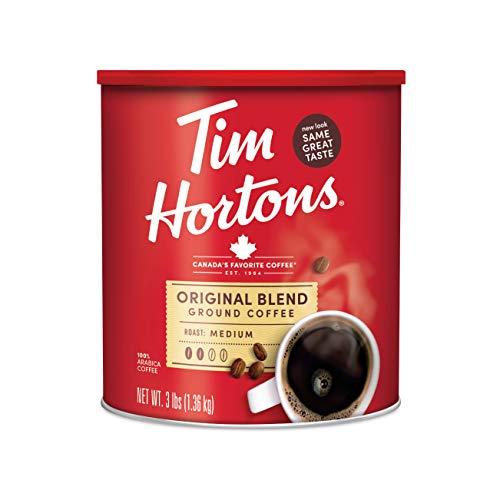 Tim Hortons Original Blend, Medium Roast Ground Coffee, Canada’s Favorite ...