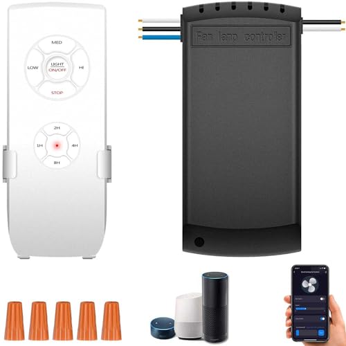 Smart WiFi Fan Switch Ceiling Fan and Light Remote Control ...