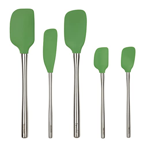 Tovolo Stainless Steel Handled Silicone Spatula Set of 5 Pesto ...