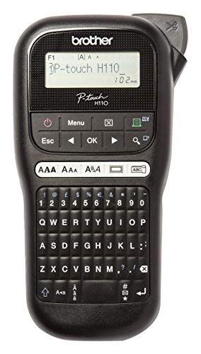 Brother PT-H110 Label Printer | P-Touch Labeller | QWERTY Keyboard ...