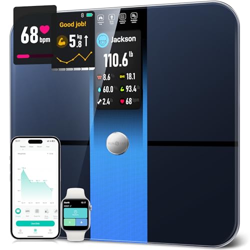 RunStar Scale for Body Weight, Precision Digital Bathroom Smart Scale ...