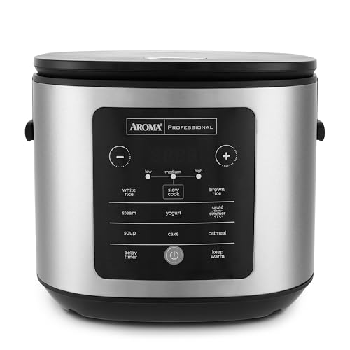 AROMA® 20-Cup Slow Cook Rice Cooker and Brown Rice Cooker ...