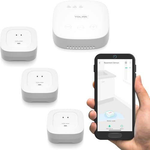 YoLink Smart Home Starter Kit: SpeakerHub & Water Leak Sensor ...