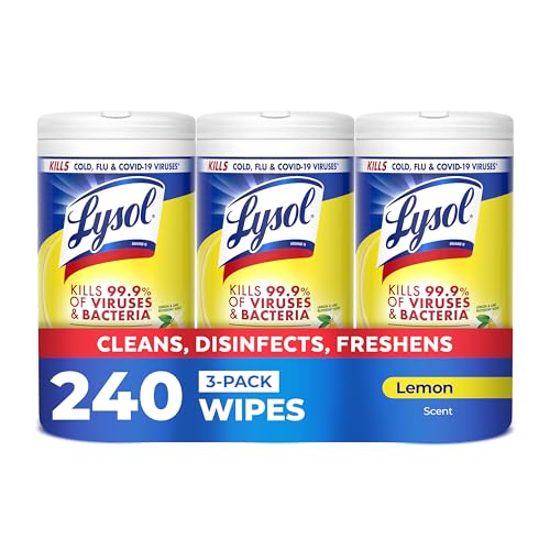 LYSOL Disinfecting Wipes, All Purpose Cleaner, Multi-Surface Antibacterial Cleaning Wipes, ...