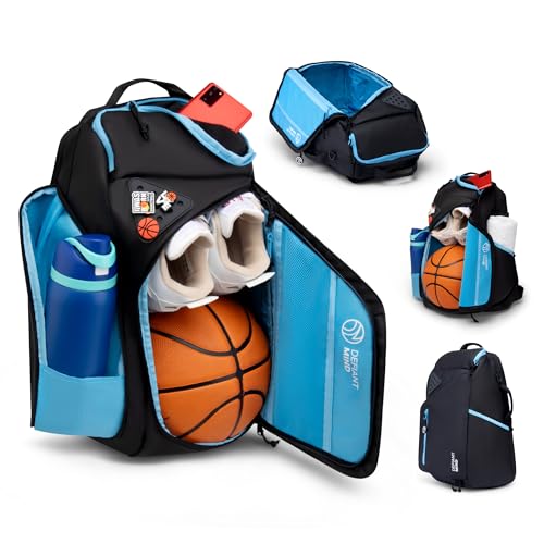 DEFIANT MIND Large Premium Basketball Bag, Backpack, For Elite Youth, ...