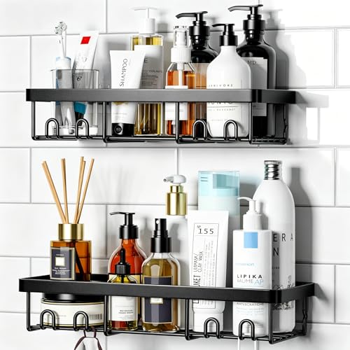 Moforoco Black Shower Caddy Rack