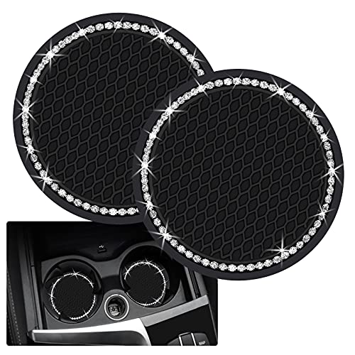 2PCS Bling Car Cup Coaster, 2.75 Inch Auto Cup Holder ...