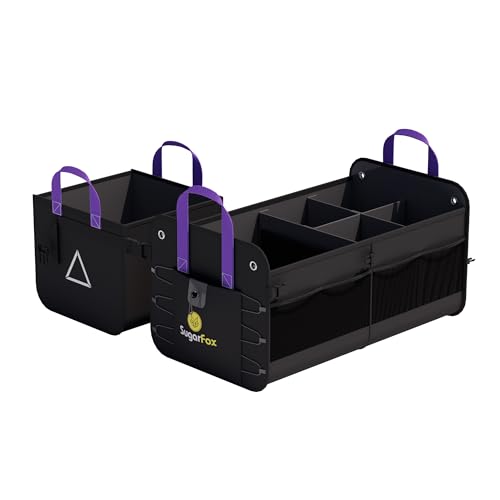 SugarFox Car Trunk Organizer SUV, 84L SUV Trunk Organizer – ...