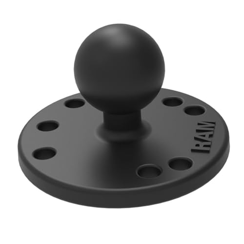 RAM MOUNTS AMPS Round Plate Ball Mount Base – B ...