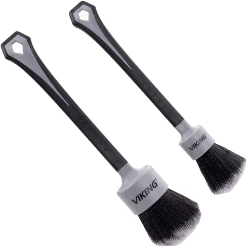 VIKING Car Detailing Brush Set for Car Cleaning Kit, Super-Soft ...