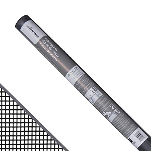 ADFORS Charcoal Fiberglass Screen Roll