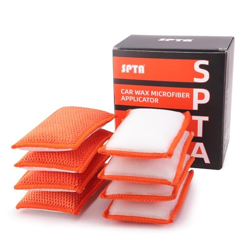 SPTA Car Interior Scrubbing Sponge, 8Pcs Scrub Ninja, Microfiber Car ...