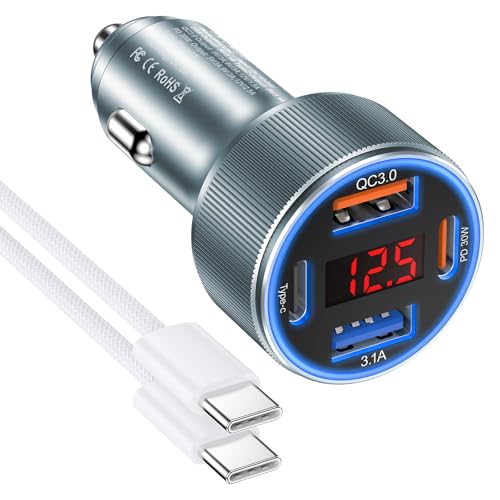 Car Phone Charger for iPhone 17 16 15, Besgoods USB ...