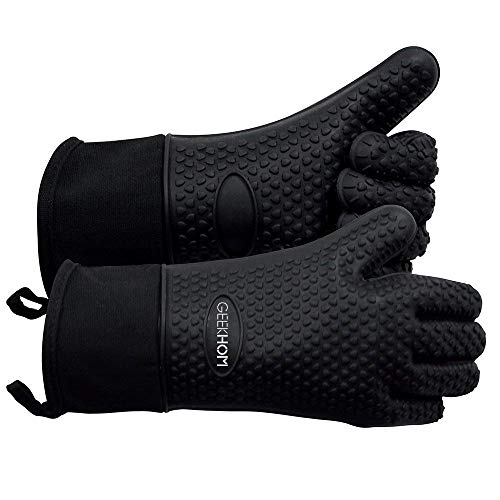 GEEKHOM Silicone Heat-Resistant Gloves