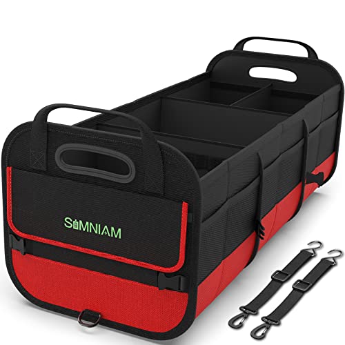 Simniam Large Trunk Organizer for Car, Foldable Multi Compartment Car ...