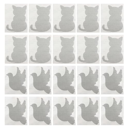 Cat-Shaped Window Screen Patches