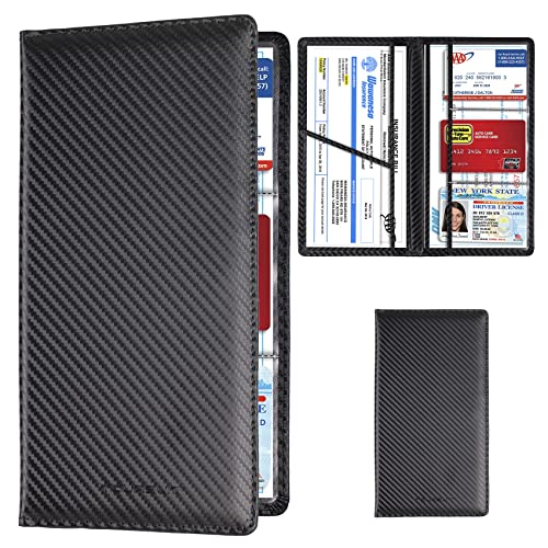 TOURSUIT Car Registration and Insurance Card Holder, Vehicle License Document ...