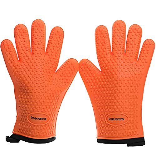 Kitchen Perfection Silicone BBQ Gloves