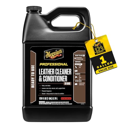 Meguiar's D18001 Detailer Leather Cleaner & Conditioner -1 Gallon Container