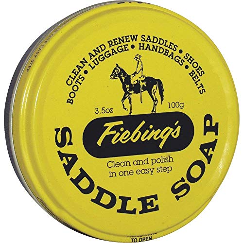 Fiebing's Yellow Saddle Soap for Leather (3.5 oz Tin) - ...